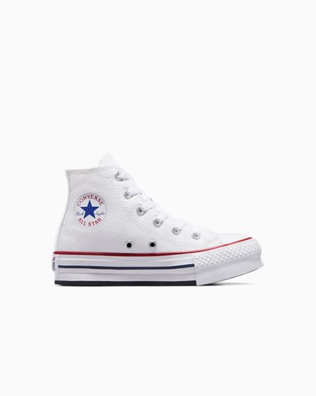 Dívčí Boty Na Platformy Converse Chuck Taylor All Star Lift Vysoké Bílé Tmavě Červené Tmavě Blankyt | CZ ZWPV60